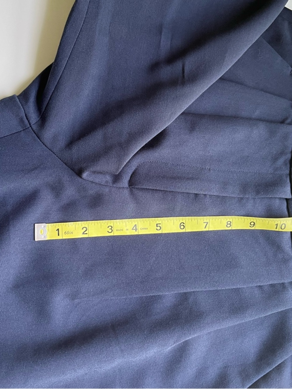NEW Abercrombie & Fitch Sloane Tailored Wide Leg Pants Curve Love Blue 10 30 R - Picture 11 of 12